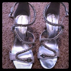 Antonio Melani silver heel